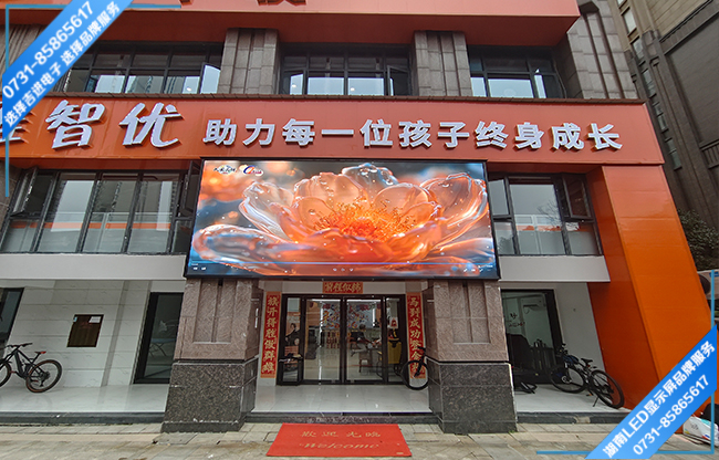 長沙市梅溪湖教育培訓(xùn)學(xué)校戶外LED宣傳顯示屏